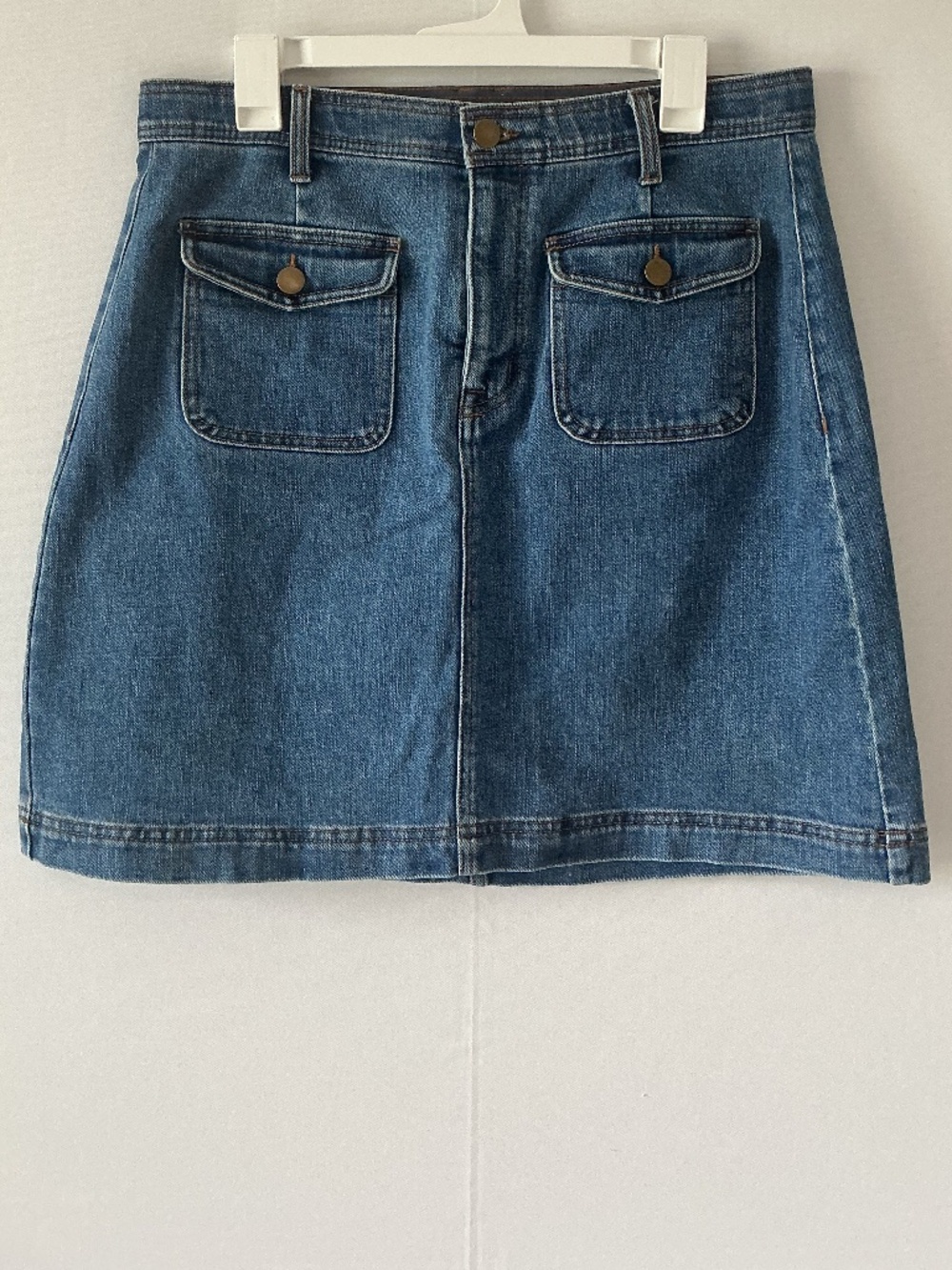 DRAPER JAMES - RSVP DENIM SKIRT (size: 14)